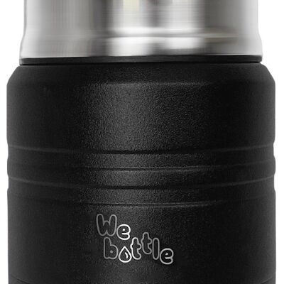 Food Jar 350ml Black