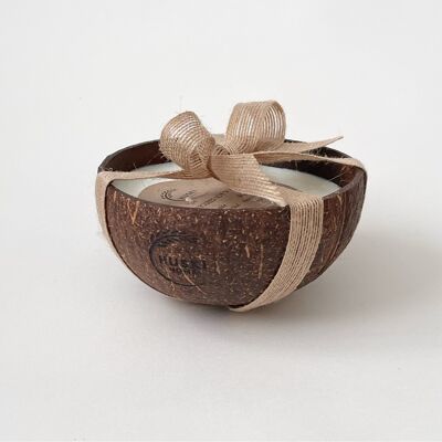 Coconut bowl candle Handmade in the UK- 'Bug Off' Fragrance