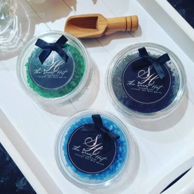 Scented Shimmering Salts Blue