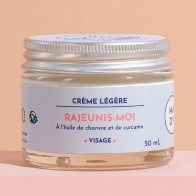 Crème visage BIO vegan anti-âge pour peau grasse, mixte ou sèche