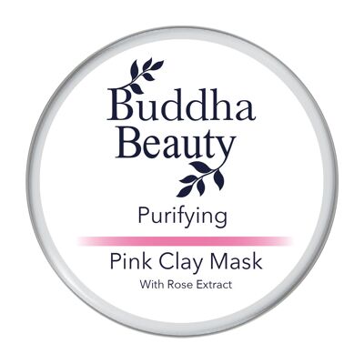 Purifying Pink Face Mask with Rose Extract - 100ml Aluminium Eco Tin