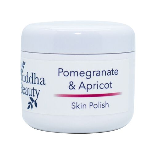 Pomegranate & Apricot Skin Polish Facial Scrub - 100ml Plastic Jar HDPE