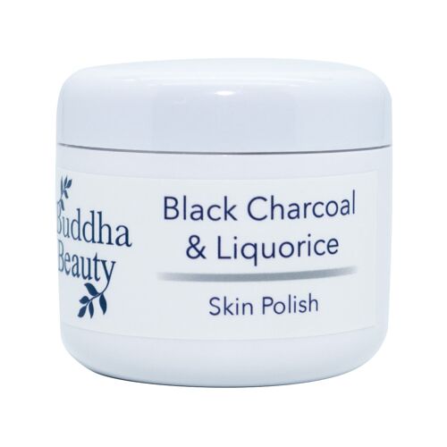 Black Charcoal & Liquorice Skin Polish - 100ml Plastic Jar HDPE
