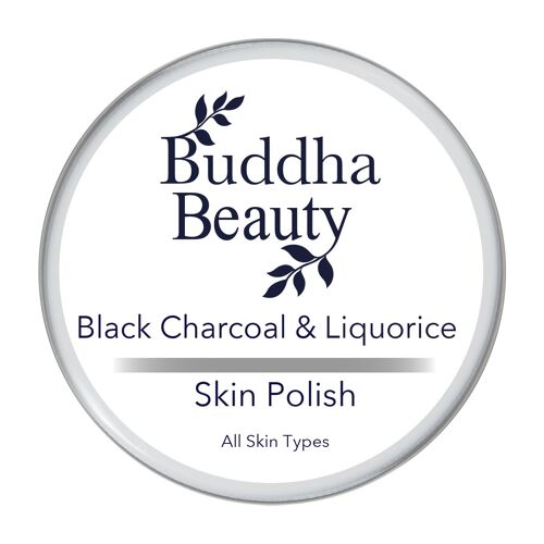 Black Charcoal & Liquorice Skin Polish - 100ml Aluminium Eco Tin