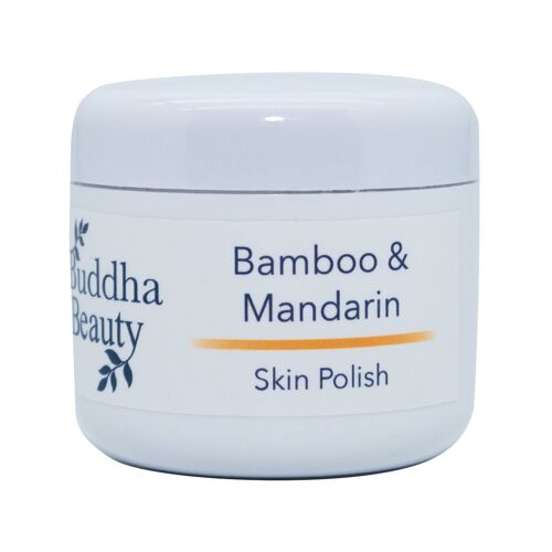 Bamboo & Mandarin Skin Polish Facial Scrub - 100ml Plastic Jar HDPE