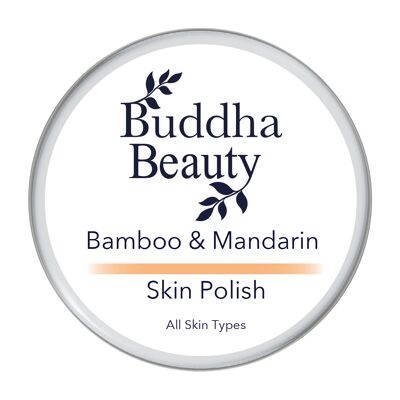 Bamboo & Mandarin Skin Polish Facial Scrub - 100ml Aluminium Eco Tin