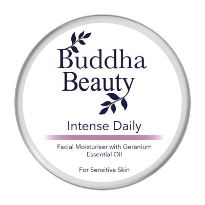 Crema Facial Intensa Diaria Orgánica con Geranio Delicado 50ml - Lata Eco Aluminio
