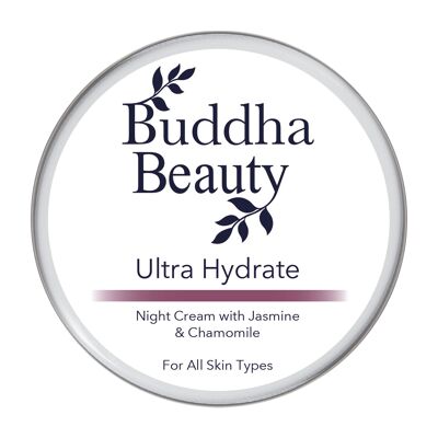 50ml Ultra Hydrate Organic Night Cream with Jasmine & Chamomile - Aluminium Eco Tin
