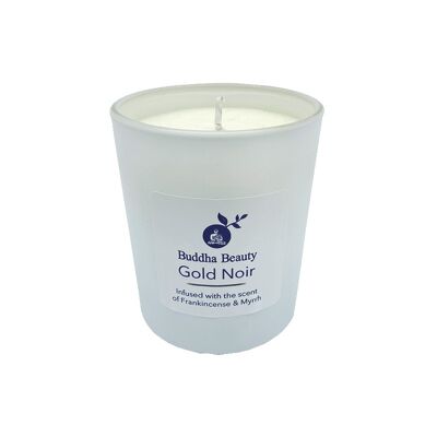 65cl Gold Noir Frankincense & Myrrh Room Candle