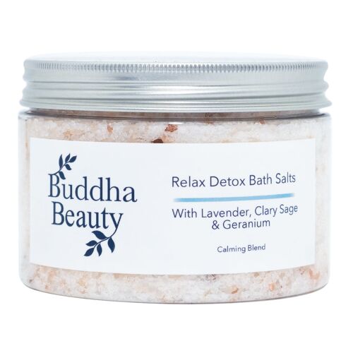 500g Relax Detox Bath Salts with Lavender