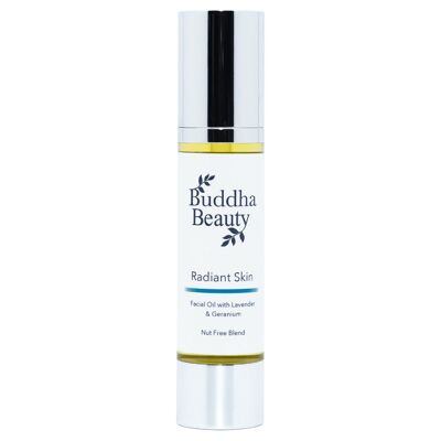 Radiant Skin Nussfreies Bio-Gesichtsöl - 50 ml Chrome Airless Tube