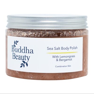 600g Lemongrass & Bergamot Sea Salt Body Polish