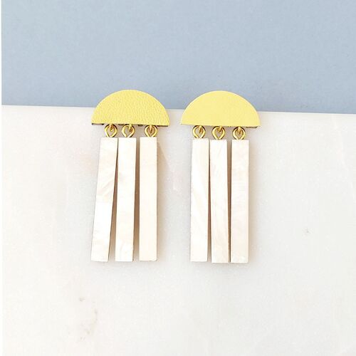 Boucles d'oreilles chacha mimosa