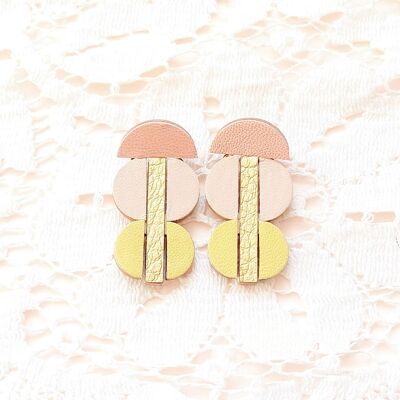 Boucles d'oreilles mi mimosa