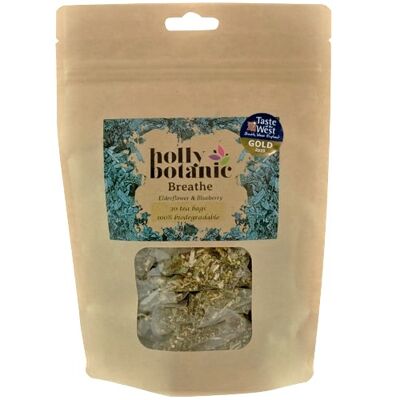 Breathe (Elderflower & Blueberry) - 30 biodegradable tea bags