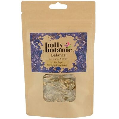 Balance (Lemongrass & Ginger) - 15 biodegradable tea bags