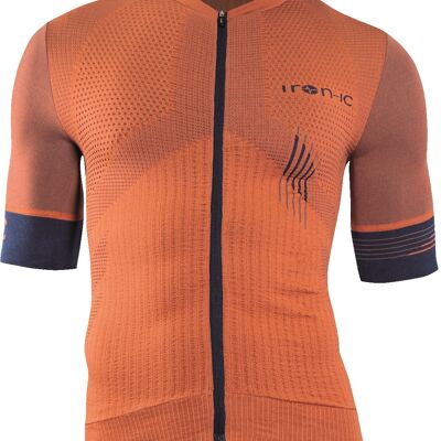 T-Shirt SS MAN IRN bike HERO 1.0 orange/grau- ORANGE/GRAU