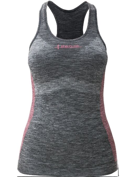 Canotta LADY fitness IRON-IC 2.1 melange/pink-Grigio