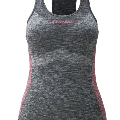 Canotta LADY Fitness IRON-IC 2.1 melange/pink-Grigio