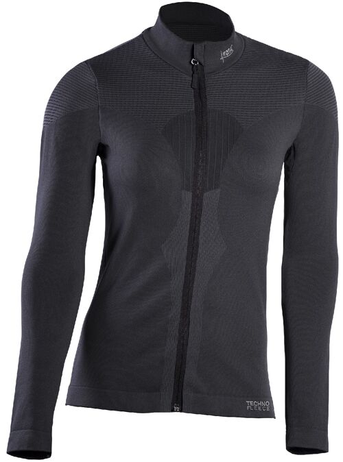 Maglia LADY m/l full zip iSoft IRN 8.0 nnp-NERO