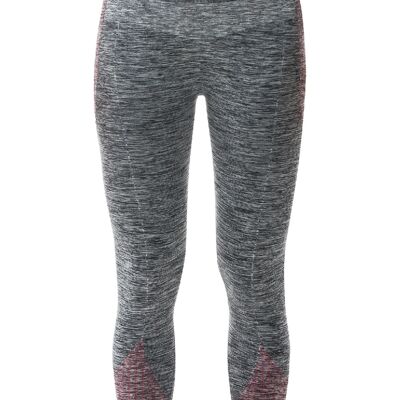 Leggings 7/8 LADY fitness IRON-IC 2.1 melange/pink-Grigio