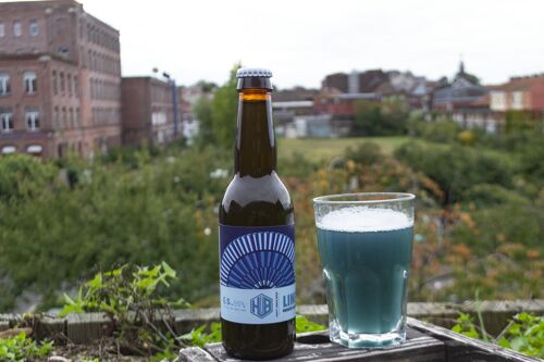 Bière Line Bleue à la spiruline