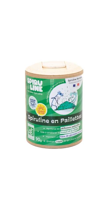 Spiruline en paillettes - 90g 1