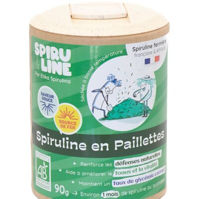 Organic spirulina flakes - 90g
