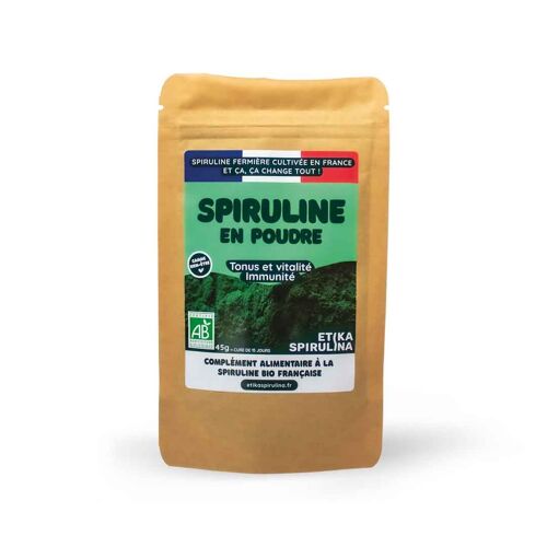 Spiruline bio en poudre - 45g