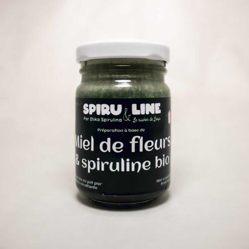 Miel de fleurs & spiruline bio - 125g