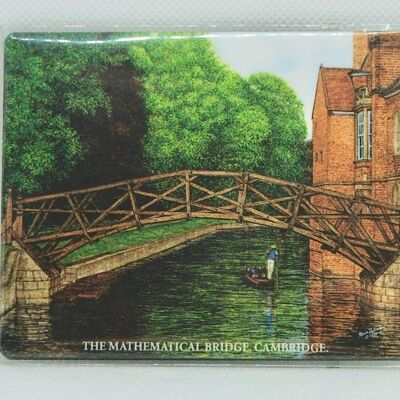 Coaster : Mathematical Bridge, Cambridge. Cambridgeshire.