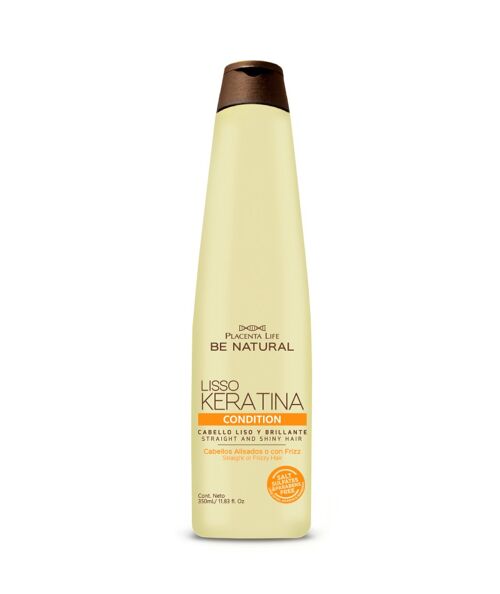 Acondicionador Lisso keratina. Cabello liso y brillante. Contenido 350 mililitros.