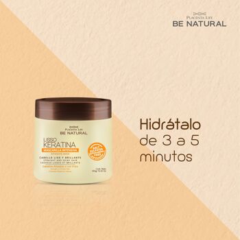 Masque intensif à la kératine Lisso. Pour les cheveux qui veulent maintenir un lissage ou des frisottis. Contenu 350 gr. 5