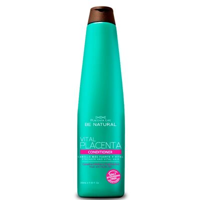 Vital Placenta. Conditioner. Hair strengthener. Anti fall. Long, strong, shiny, silky hair. Content 350 ml.