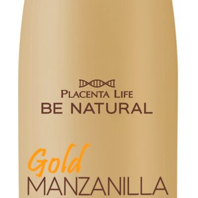 Gold Manzanilla, Intensivlotion. Aufheller für natürliches Haar. Natürliches und blondes Haar. Inhalt 350 Milliliter.