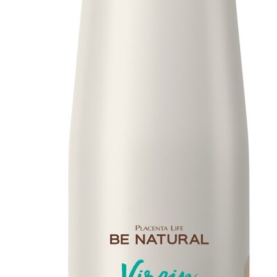 Virgin Coconut. Shampoo with Coconut Oil. Total restoration. Hydrates and regenerates your hair. Content 350 ml.
