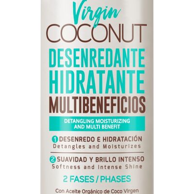 Cocco vergine. Anticrespo con Olio di Cocco. Restauro totale. Idrata e rigenera i tuoi capelli. Contenuto 200 ml.