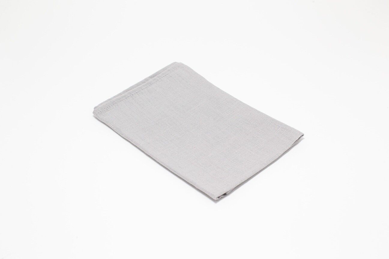 Serviette de table 100% LIN -  Gris