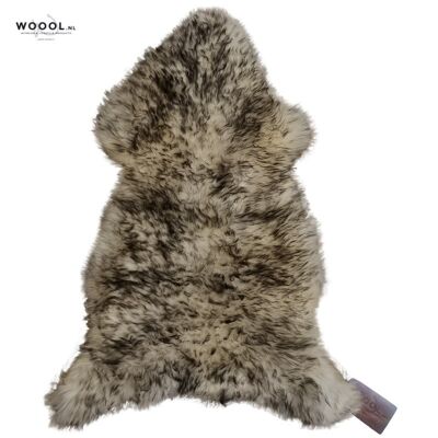 WOOOL Sheepskin - Mouflon Black-White (L)