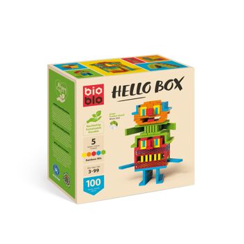 HELLO BOX "Rainbow-Mix" avec 100 blocs 1