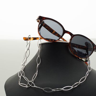 Glasses chain Palladium Medium Links - Maillon Losange