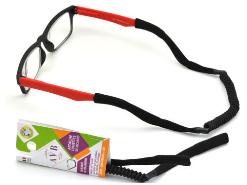Cordon de lunettes Adulte auto-ajustable pour le sport