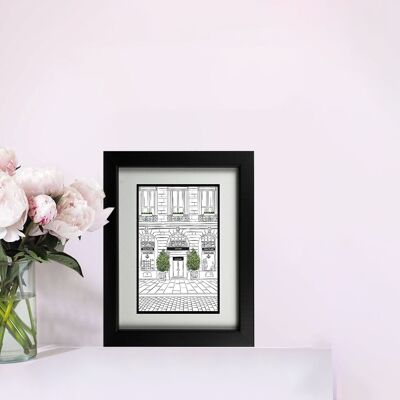 Window Shopping- Couture Framed Print
