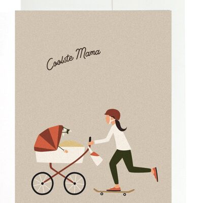 Carte de vœux - Maman la plus cool