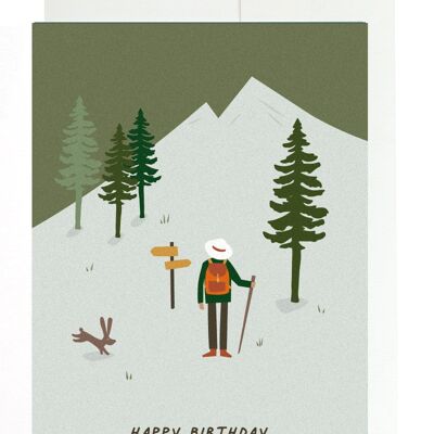 Greeting Card - Happy Birthday (Outdoors)