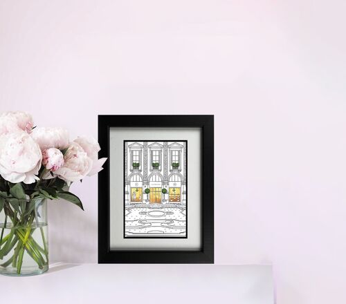 Window Shopping- LV Framed Print