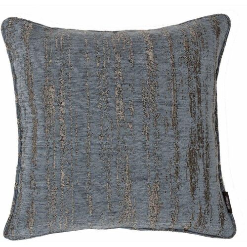 Textured Chenille Denim Blue Cushion_50cm x 30cm