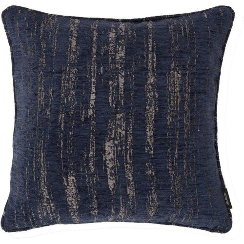 Textured Chenille Navy Blue Cushion_43cm x 43cm
