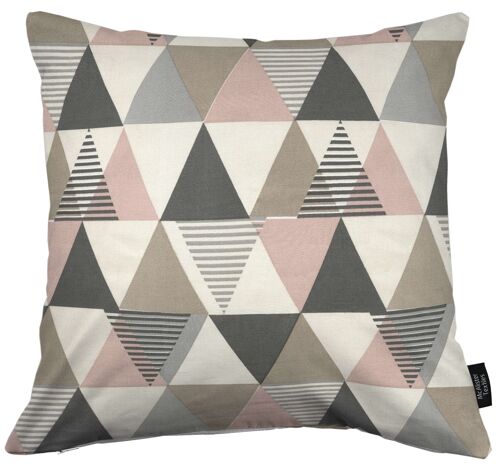 Vita Cotton Print Blush Pink Cushion_43cm x 43cm