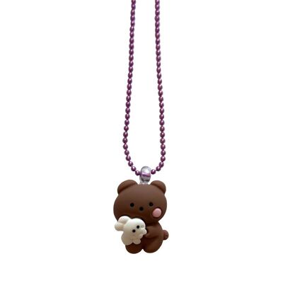 Pop Cutie Gacha Bear Kids Necklaces